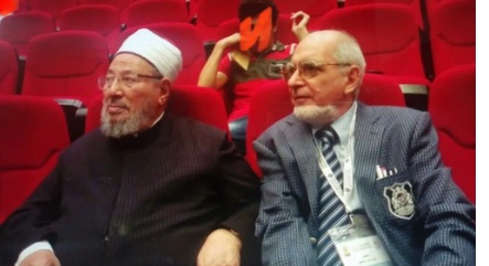 Dr Ahmed Farid Moustapha and Sheikh Yusuf Al-Qaradawi