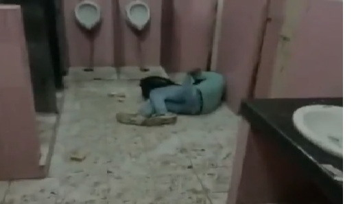 Unconsious student at JMI toilet