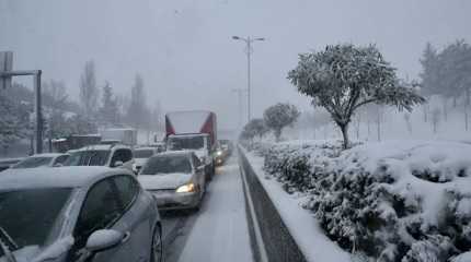  snow fall in Istanbul