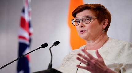 Australian Foreign Minister Marise Payne