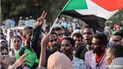 Sudanese protesters