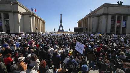 French protesters