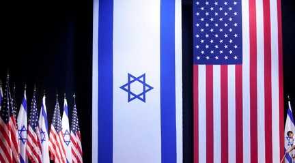  Israel n USA flags