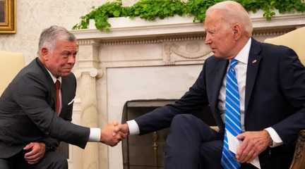 King Abdullah n Joe Biden