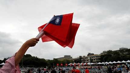 Taiwanese flags