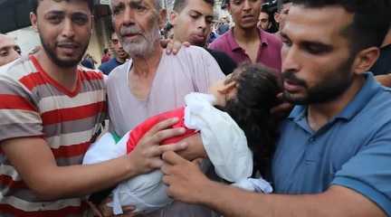 5 yr old killed by Israeli army bombing