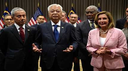 Ismail Sabri Yaakob and Nancy Pelosi