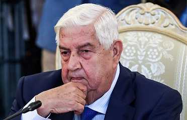 Syrian Foreign Minister Walid Muallem