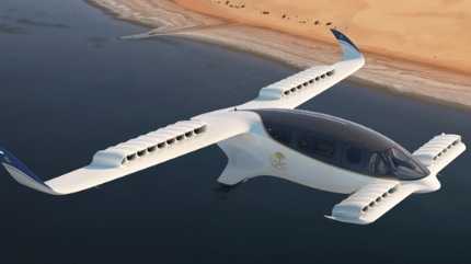 German fully electric aircraft Lilium