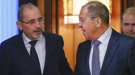 Ayman Safadi n Sergey Lavrov