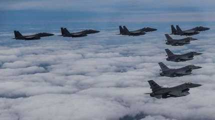 South Korea scrambles jets