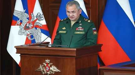 Russian Defense Minister Sergey Shoigu