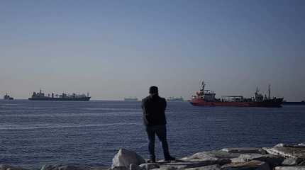 Russian tanker with crude oil