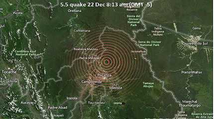 earthquake with a magnitude of 5.5