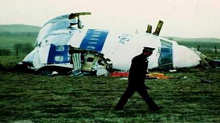 flight 103 in a field near the town of Lockerbie