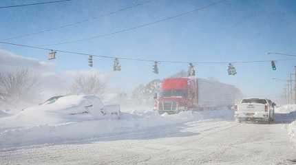 winter storm hit the Buffalo