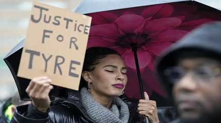 Protesters march