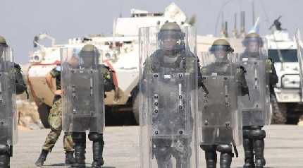 UNIFIL peacekeepers at Lebanon border