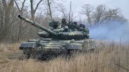 Ukrainian tank