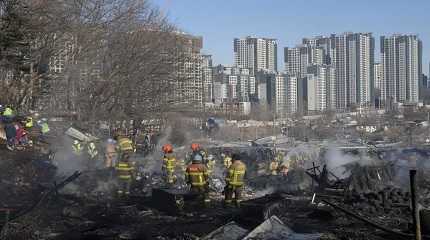 fire destroyed 60 homes