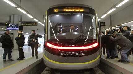 China-made metro train