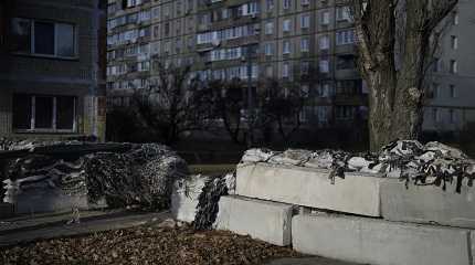 checkpoint in Kyiv