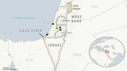 map of Israel