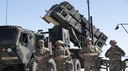 Patriot surface-to-air missile battery 