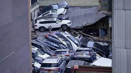 partial collapse of a parking garage