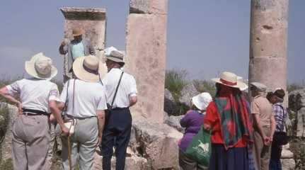 European tourists in Syria