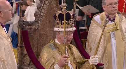 King Charles III crowned