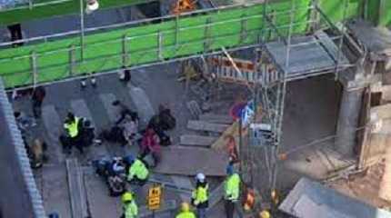 bridge collapse near Helsinki