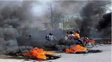 violence in the capital of Haiti