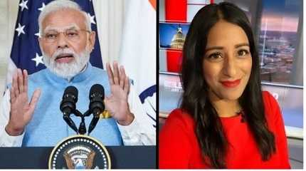 Sabrina Siddiqui and Modi in a pic