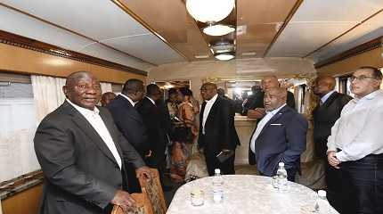 South African leader’s delegation