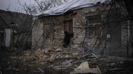 damaged house