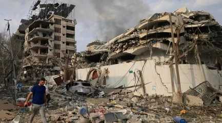 Gaza Hospital Bombed by Israel