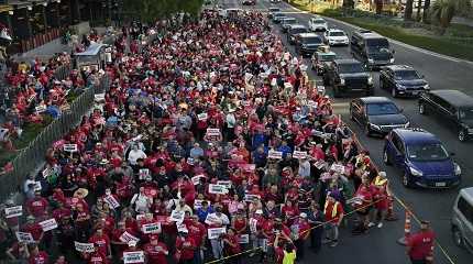 workers union rally