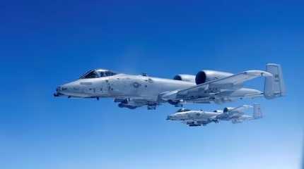 U.S. Air Force A-10 Thunderbolt aircrafts