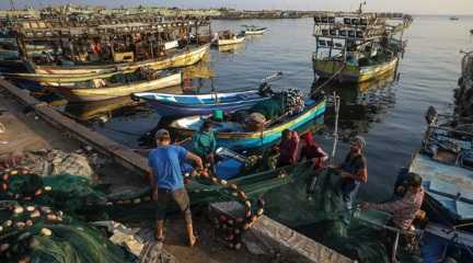 Gaza fishermen