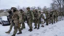 Members of Ukraine's Territorial Defense Forces