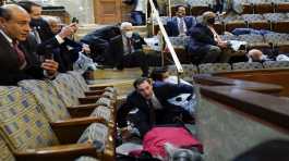 protesters attack at the House Chamber of the U.S. Capitol