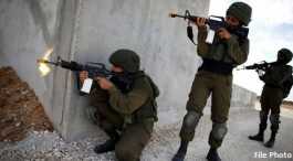 Israeli soldiers shooting