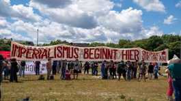 protest against G7) summit