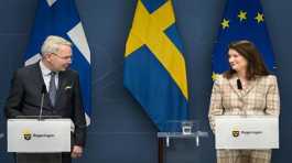 Pekka Haavisto, and his Swedish counterpart Ann Linde.