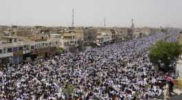 Moqtada Al-Sadr's followers in Baghdad