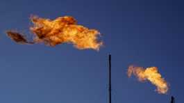 Flares burn off methane and other hydrocarbons