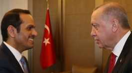 Recep Tayyip Erdogan n Sheik Mohammed bin Abdulrahman bin Jassim Al-Thani