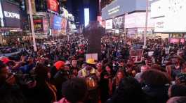 protest in New York