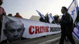 protest against Benjamin Netanyahu